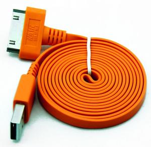 Wholesale Yellow Flat USB2.0 AM Cable for Iphone4/4S/Ipod from china suppliers