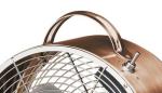 Copper 9 Inch 30W Antique Electric Fans 4 Aluminum Blade With Safety Metal Grill