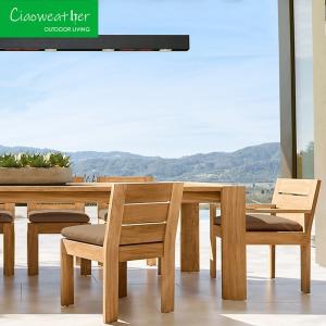 Wholesale Outdoor Dining Set With Hotel Patio Furniture And Modern Teak Wood Table And Chair from china suppliers
