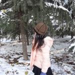 Merino Sheepskin Ladies Hat Soft Fashion Real Shearing Double Face For Unisex