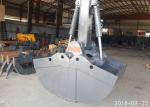 Professional Hydraulic Grapple Attachment , Hydraulic Grab Bucket Double