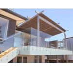 Dia 50mm White Iron Brass Interior Stair Railings Swimming Pool Handrails For