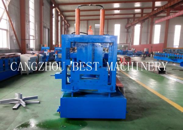 Quality Automatic Change Size CU 800-300 Steel Frame Purlin Roll Forming Machine 18.5kw power for sale