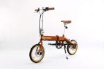 36V 8A Small Lithium Bicycle , Foldable Electric Bikes Allowed On Bus / Metro /