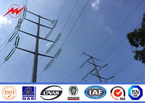 Wholesale Galvanized Steel Electrical Power Pole 10 KV - 550 KV For Electricity Distribution from china suppliers