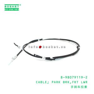 Wholesale 8-98079119-2 Front Lower Park Brake Cable 8980791192 Suitable for ISUZU NPR from china suppliers