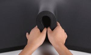 Wholesale FIRE RESISTANCE Black Flexible Closed Cell Foam Rubber Insulation Sheet / Roll from china suppliers
