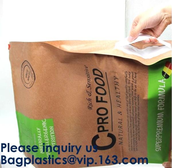 Custom Printing Glossy Aluminum Foil Animal Feed 5kg Qual Seal Pet Food