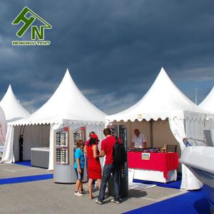 Wholesale Reinforced Structure White Pagoda Tent 5x5m Promotional Canopy Stand from china suppliers