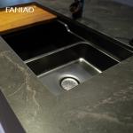 Customized Lacquer Kitchen Cabinet With PVC Door Panels Bespoke Kitchen System