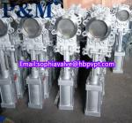 stainless steel CF8 metal seal knife gate valve