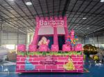 7x4x6M Barbie Commercial Colorful Theme Inflatable Slides Outdoor Inflatable