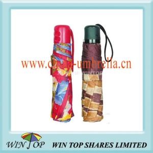 Wholesale 3 Section Cheap Umbrella Printed Design from china suppliers