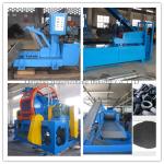 11KW 1200mm Waste Tire Shredding Plant Rubber Tire Shredder 50*50mm Blocks