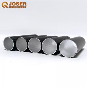 China 6063 Aluminum Profile Tube Large Diameter 1.0mm Thick Powder Coating Anodized on sale
