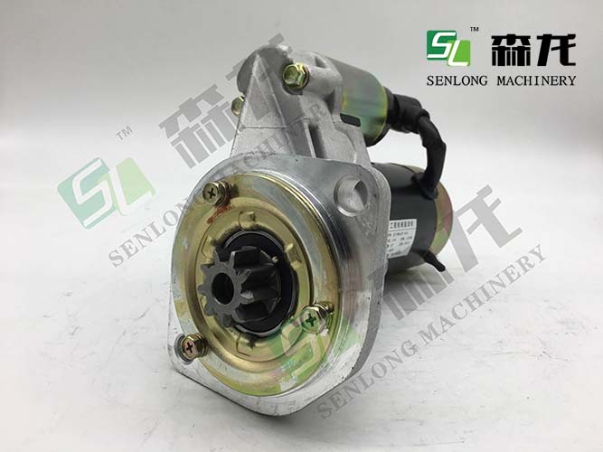 24V 9T 3.5KW CW （Teeth 35#） NEW Starter Motor For Isuzu Engine 4JA1 Kobelco excavator SK60-3 S24-07 S2407