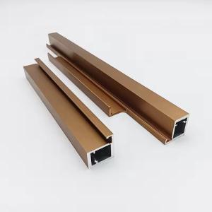 Wholesale 80x80 40x40 Aluminum Cabinet Frame Extrusions Wardrobe Profile Handle from china suppliers