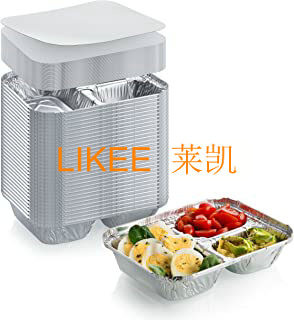 Oven Microwave Aluminium Foil Food Container For Picnic