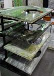 Multi Color Marble Stone Countertops , Marble Kitchen Worktops Polished / Honed