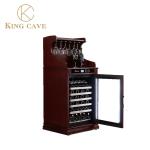 Professional Compressor Wine Fridge Glass Door Drinks Cellar Kitchen Wine Cooler
