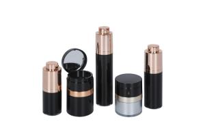 Wholesale Rotating Twist Cosmetic Airless Pump Bottle 15/30g Acrylic Airless Cream Jar With Mirror Hydrating Acne Organic Skincare from china suppliers