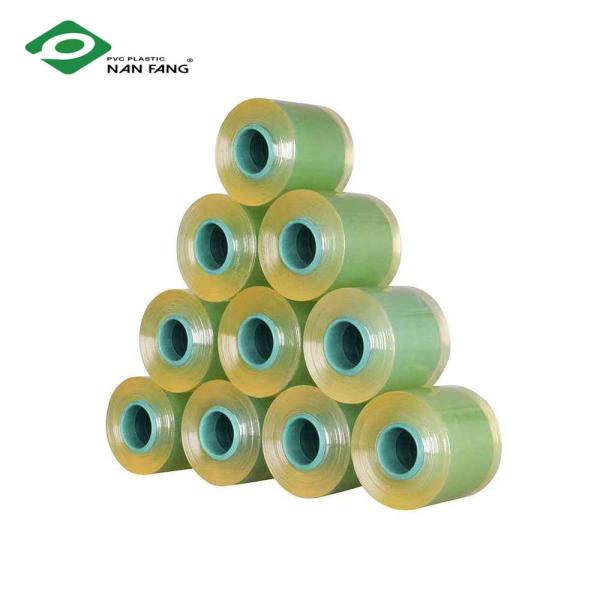 Static 50mm Width PVC Film Wrapper 0.06mm Thickness OD 65mm Stretch Film For