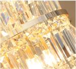 Luxury crystal chandelier duplex building hollow living room lamp large