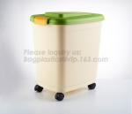 Airtight Pet Food Storage Container Combo with Scoop Treat Box for Dog Cat Bird