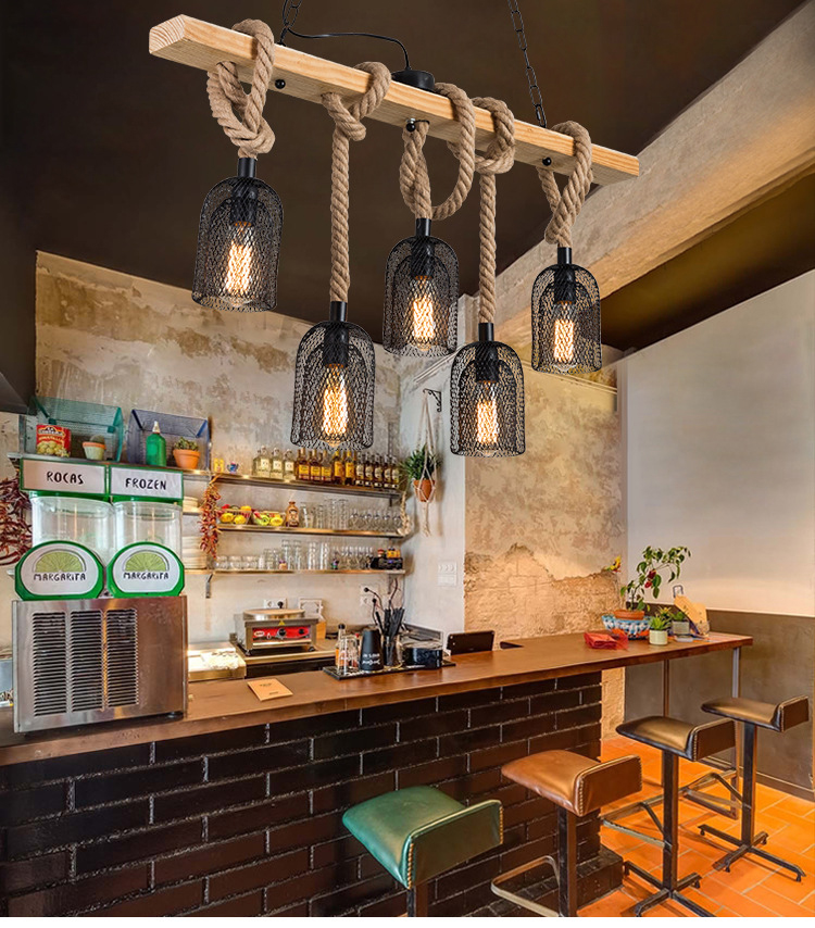 Loft Vintage Chandelier Light Industrial Headlight Store Dining Room retro light(WH-VP-220)