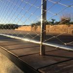 Balustrade Stainless Steel Wire Rope Mesh Fence 1.6mm 50mm Galvanised Wire