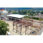 Corrugated Steel Plate Roofing Prefab Light Steel Frame Workshop for Plant and