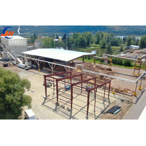 Corrugated Steel Plate Roofing Prefab Light Steel Frame Workshop for Plant and