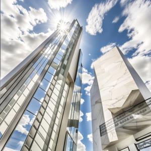 Wholesale OEM Exterior Glass Aluminium Curtain Wall Windproof Thermal Insulation from china suppliers