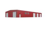100*150 Customized Industrial Steel Structure Warehouse GB Standard