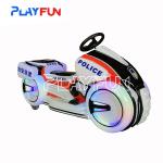 Police motor ride coin operated kiddie rides on car battery game arcade machine