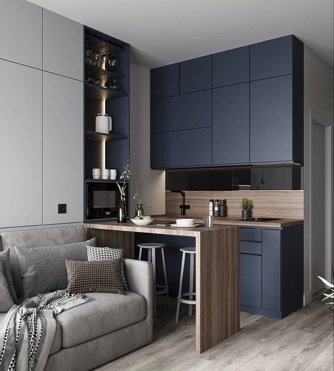 Melamine Kitchen Cabinets Kitchenette All In One Mini Kitchen For Apartments And Hotel