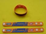 Personalized Soft PVC Rubber Wristband Sport Bracelet With Embossed Logo ,