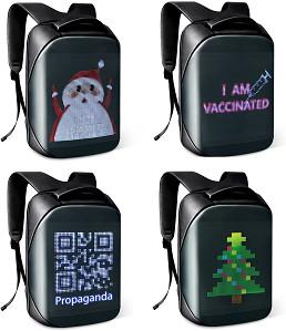 Wholesale Smart Digital Graffiti SMD1921 Led Display Screen Backpack With Wifi 4G from china suppliers