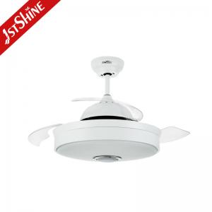 Wholesale Smart 5 Speeds Retractable Ceiling Fan Light With Time Settings from china suppliers