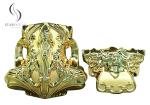Light Gold Compact Design Coffin Corners, High Quality Coffin Accessories Set 17