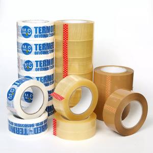 China 100m 48mm Customized Logo Carton Box Opp Packaging Tape Printed Bopp Carton Sealing Packing Tape on sale