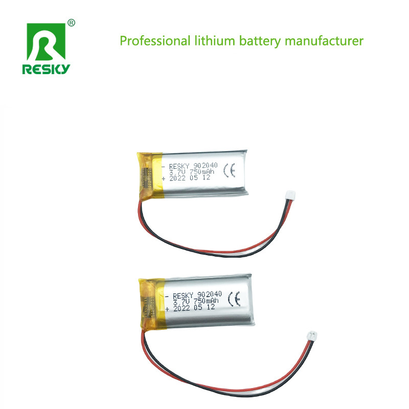 Pouch Lithium Polymer Battery Cell 902040 3.7V 700mAh 750mAh For LED Flashlight
