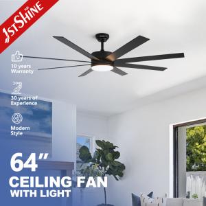 Wholesale 64 Inches Indoor Ceiling Fan With Light DC Motor Amart Control from china suppliers