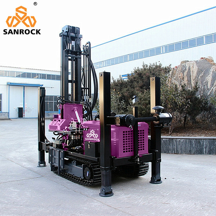 Hydraulic Water Drilling Rig Crawler Diesel Water Well Drilling Equipment