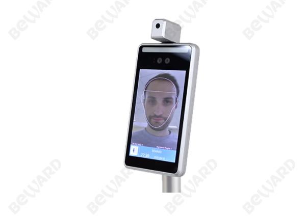 Quality HTTP Thermometer 300ms Face Recognition Terminal 8 Inch for sale