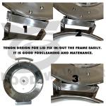 Φ385 Standard Electric Chafer Food Warmer Enviornmental Friendly Corrosion