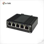 Industrial 1-Port 802.3bt PoE++ to 4-Port 802.3af/at Gigabit PoE Extender