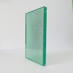 Decorative Art Gallery Laminated Mesh Glass Art Museum Laminated Glass Metal