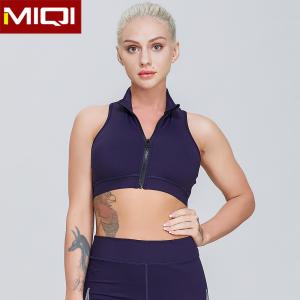 China Zip Front Sports Bra Without Underwire on sale