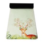 Long Yoga Pilates Eco Friendly Rubber Mat With Luming YM-009